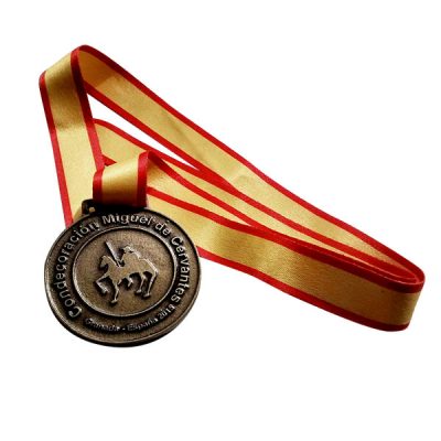 Fita para medalha dourada