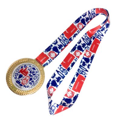 fita para medalha colorida